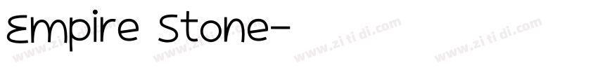 Empire Stone字体转换